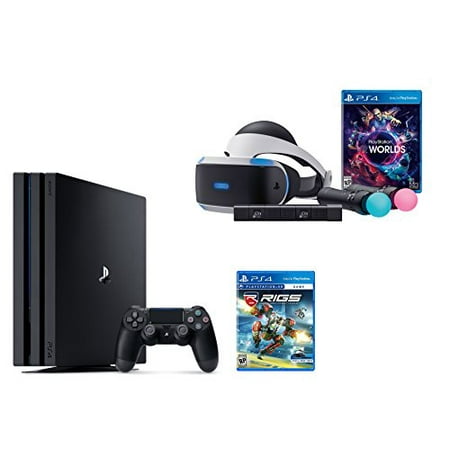 PlayStation VR Launch Bundle 3 Items:VR Launch Bundle,PlayStation 4 Pro 1TB,VR Game Disc RIGS Mechanized Combat League