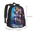 thumbnail image 4 of Doctor Who Backpack, Casual Laptop Backpack for College School, Back To School Gift for Men & Women, Unisex Computer Bag, Fits 15 Inch Notebook, 4 of 9