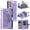 Purple, variant on Case for Samsung Galaxy A25 5G High Quality Clipless 2-in-1 Bottom Shell Microfibre Lining Inside Carbon Fibre PU Spliced With Fine Grain PU With Red Vertical Stripes Aluminium Metal Logo
