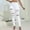 White, variant on Women's Jeans High Rise Bootcut Fashion Summer Solid Casual Pocket Buton Zipper Long Jeans Pants