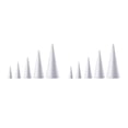thumbnail image 1 of Wweixi Handcrafted Colored Painting DIY Craft Kit Styrofoam for All 75-84 inch Sizes White 2.75-9.84 Inch 2Set, 1 of 6