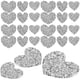 thumbnail image 1 of 30pcs Heart Patches Stickers Rhinestone Iron On Patches Decorative Patches for Clothes Bags, 1 of 4