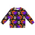 thumbnail image 4 of JFTTX Girls Halloween Cardigan Long Sleeve Button Down Sweaters for Girls Hallowmas Funny Graphic Fall Winter Jackets, 4 of 4