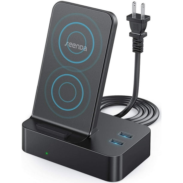 seenda Wireless Charger with 2 USB Ports, 26W 3in1 MultiDevice