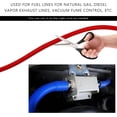 thumbnail image 3 of 10 Ft Silicone Vacuum Tubing, 1/4" (6mm) Inner Diameter High Performance Vacuum Hose Line, High Temperature 130PSI Max Pressure Tubing Hose for Vehicle Radiator Engine (Red), 3 of 6
