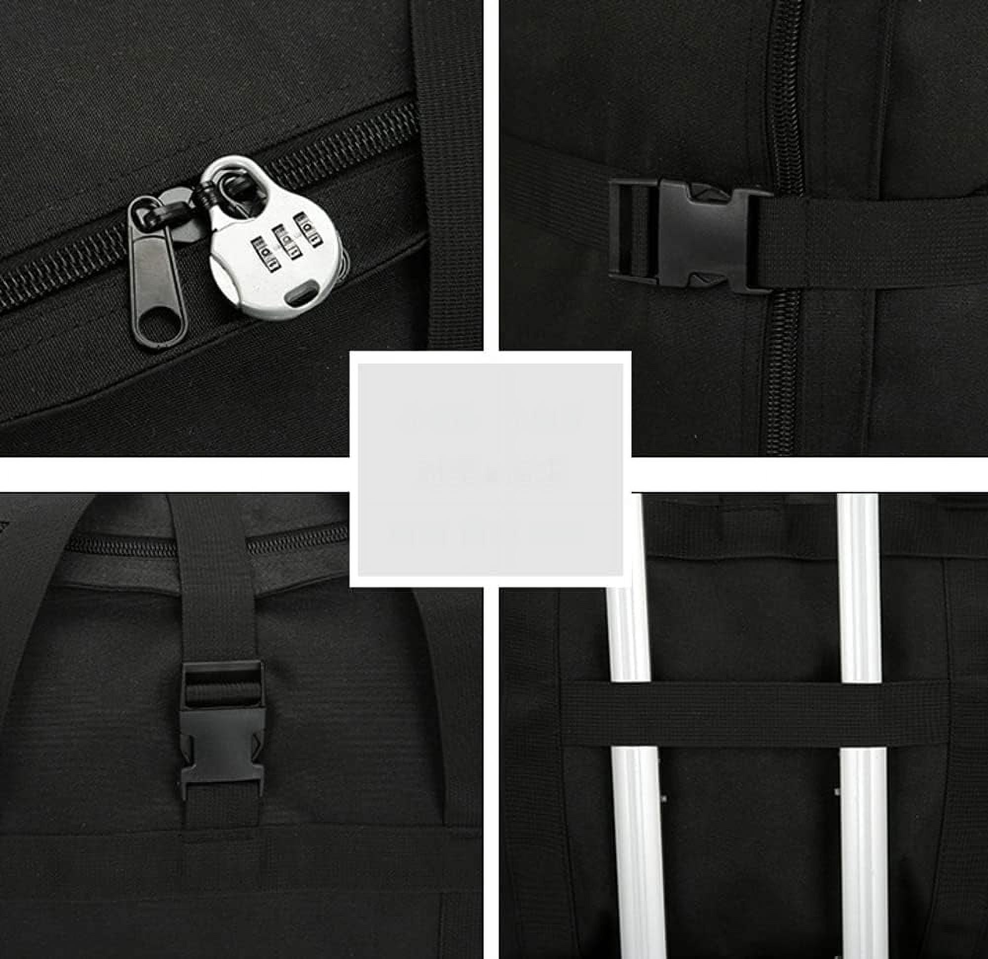 HMSHA Travel Duffel Bag Foldable Personal Item Bag Men Large Capacity Carry On Bags for Airplanes Women Waterproof Weekender Bag