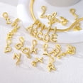 thumbnail image 2 of MULA Original S925 Sterling Silver Alphabet Letter A Charms Gold Plated Pave AAA CZ DIY Pendant fit Bracelets Gift for Women with Pouch, 2 of 12