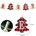 thumbnail image 3 of Christmas Sale! Merry Christmas Burlap Banner-Sock Shaped Christmas Decoration,Outdoor Indoor Hanging Decor,Rustic Christmas Decorations for Mantle Fireplace,Xmas Party Supplies Decoration, 3 of 10
