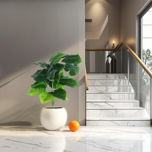 Plantas de simulación de 30 pulgadas, plantas decorativas en macetas, para oficina, sala de estar, escritorio, interior, bonsáis, adornos, biónicos, flores falsas, vegetación (excluyendo macetas), dec