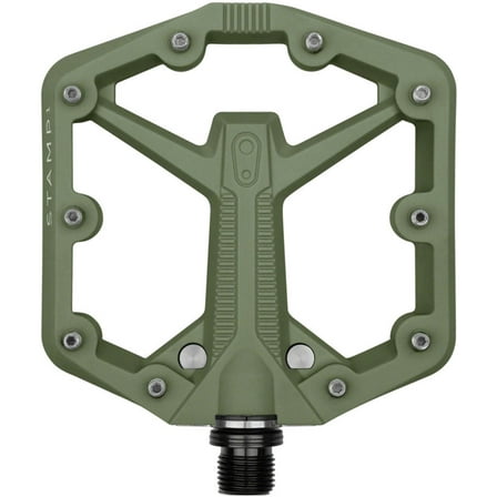 Crankbrothers Stamp 1 Gen 2 Pedals - Platform, Composite, 9/16", Green, Small