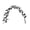 Black-1, variant on Lilixerw Halloween Garland Decoration, Twig Vine with Ghost and Spider Web Accent, for Arch, Mantel, Doorway and Railings Display, 13.78 inch