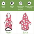 thumbnail image 6 of Fotbe French Bulldog Print Small Dog Sweater Hoodies Pet Grey Hooded Soft Fleece Sweatshirts with Pocket Fall Winter Puppy Cat Sweaters Warm Clothes-X-Small, 6 of 7