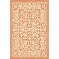 thumbnail image 3 of Unique Loom Allover Indoor/Outdoor Botanical Rug Terracotta/Beige 2' 2" x 3' 1" Rectangle Border Traditional Perfect For Patio Deck Garage Entryway, 3 of 8