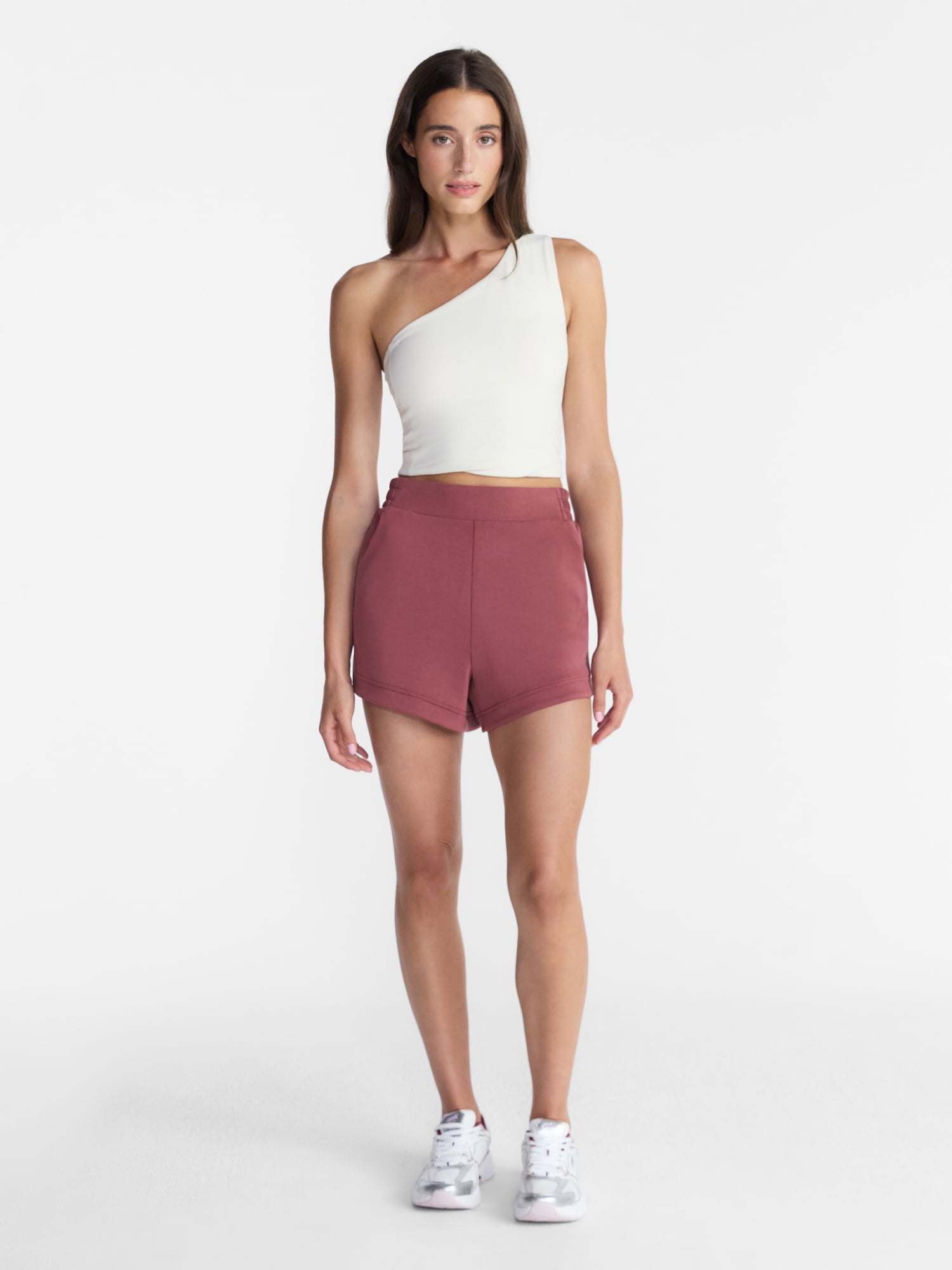 Avia Women's ScubaKnit Shorts, 3.25'' Inseam, Sizes XS-XXXL