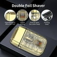 thumbnail image 4 of HIENA Professional Hair Clipper Set for Men, Rechargeable Cordless Clippers and Trimmers Set, Electric Foil Shavers and Beard Trimmers, Hair Cutting Tools with LED Display, Gifts for Men, 4 of 6