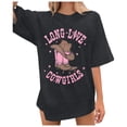 thumbnail image 2 of Western Cowgirl Style Graphic Tees for Women 2026 Summer Casual Short Sleeve Crewneck T Shirts Country Music Shirt, 2 of 4