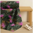 thumbnail image 4 of Soimoi Cotton Cambric Fabric Floral & Leaves Tropical Print Fabric by the Yard 42 Inch Wide, 4 of 7