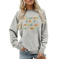 thumbnail image 2 of JAKANYQ Female Sweatshirts Funny Grandma Shirts Crewneck Pullover Mimi Gift Sweatshirt Simple Stretchy, 2 of 5
