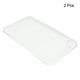 thumbnail image 3 of Mesa de desayuno Uxcell con patas plegables, escritorio para bocadillos para comer, paquete de 2 en blanco, 3 of 5