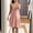 Pink, variant on Women Soft Nightgown Spaghetti Strap Sleeveless Sleep Dress V Neck Long Cami Sleepshirts Chemise Sleepwear Pink L