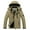 Khaki, variant on Lenago Man's Warm Waterproof Windbreaker Hooded Raincoat Snowboarding Jackets