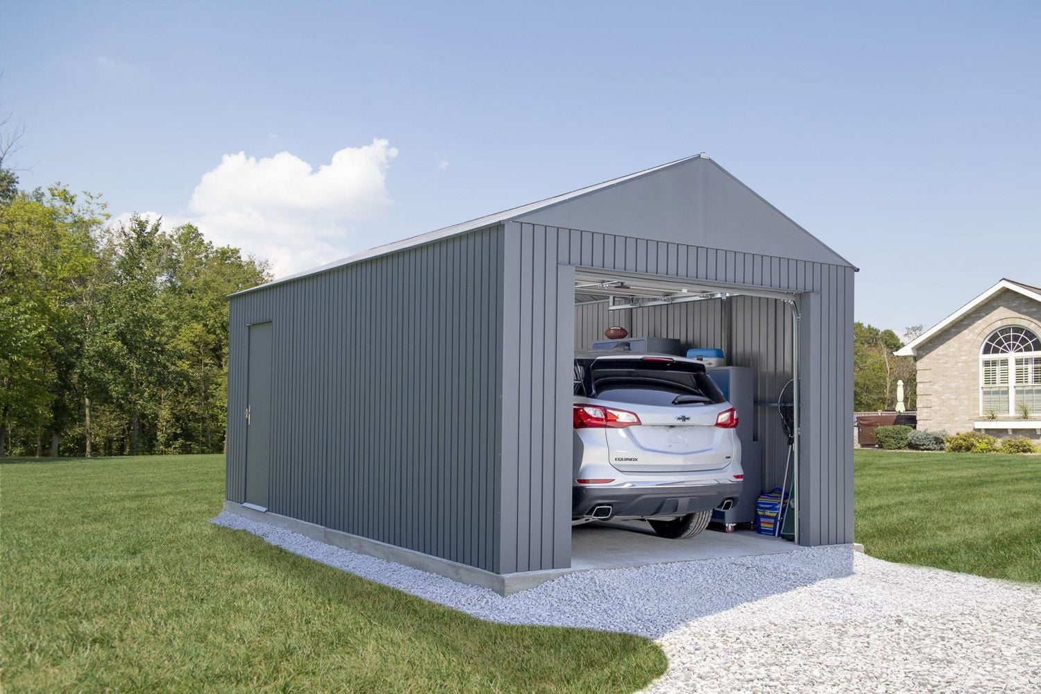 Everest Garage 12 x 20 ft. in Charcoal