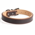 thumbnail image 1 of Collar de cuero rústico para perros de tamaño mediano, 1 of 5