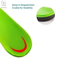 thumbnail image 4 of Gustave Unisex Plantar Fasciitis Insoles, Arch Support Shoe Inserts for Flat Feet, Foot & Heel Pain and Over-Pronation for Comfort & Relief "Green,XS", 4 of 11