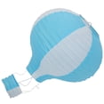 thumbnail image 3 of 2pcs 12Inch Hot Balloon Paper Lantern Lampshade Ceiling Light Wedding Party Decor, Blue Stripes, 3 of 7
