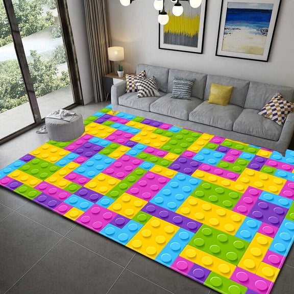 Colorful Block Geometric Printed Carpet Rug for Living Room Bedroom r Large Area Rugs Floor Carpets for Parlor Mat Tapetes