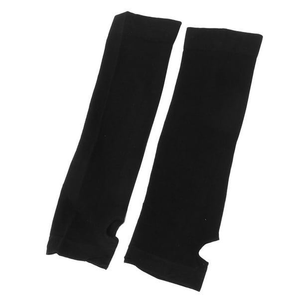 Guantes sin dedos de manga larga para mujer INSPIRE CHIC, color negro, talla única