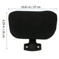 thumbnail image 3 of Miangastore Headrest Pillow Chair Black Mesh Cloth Height Adjustable 1 Set, 3 of 8
