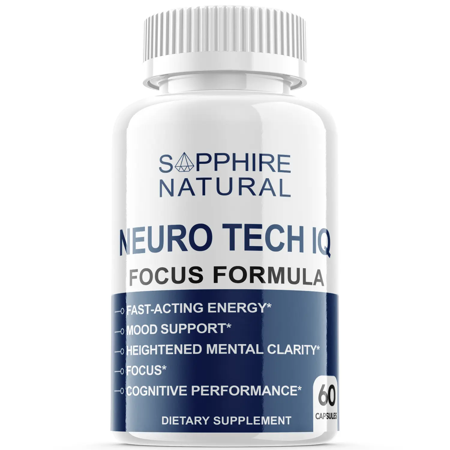 Neuro Tech IQ ocus Formula Nootropic 60 Capsules