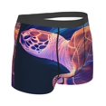 thumbnail image 2 of KLL Abstract Line Turtle Men's Cotton Boxer Briefs Underwear-Medium, 2 of 8