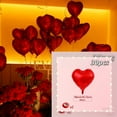 thumbnail image 2 of 30pcs Red Heart Balloons with - Shiny Metal Valentine'S Day Decorations, for New Year, Wedding & Various Festive Events, 2 of 8