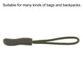 thumbnail image 4 of Uxcell Zipper Pulls Pull Head Handle Replacement Tab Tags Cord Extension for Backpacks Bags Handbags Dark Green, 4 of 5