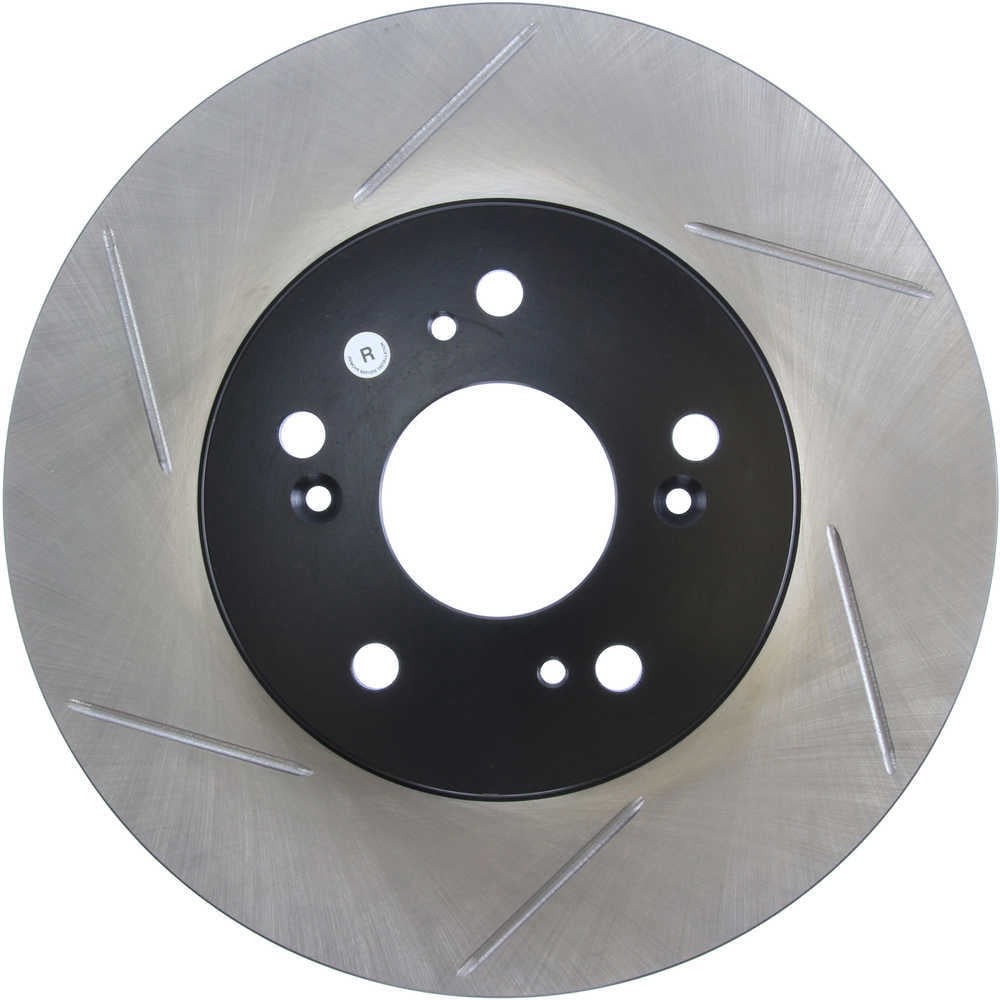 StopTech 126.40029SL Sport Slotted Brake Rotor; Rear Left, European style brake pad compounds