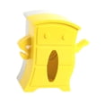 thumbnail image 2 of Cajón de papel higiénico de caja de pañuelos Caja de tejido facial portátil, accesorios, para el baño de la oficina en el hogar de los restaurantes amarillo, 2 of 8