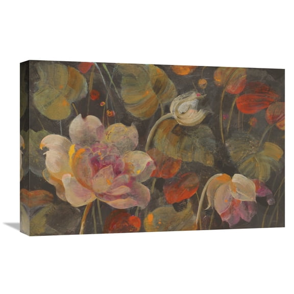 Global Gallery Albena Hristova 'Night Garden' Canvas Wall Art