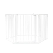 Regalo Super Wide Baby Gate and Play Yard, 56-144 in, White, Ages 6-24 Months