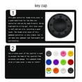 thumbnail image 3 of Inteprter 2 piezas Gamepad Thumbstick cubierta de silicona Joystick Cap controlador de juegos reemplazo de piezas de repuesto para One rosa Type2 NO2, 3 of 6