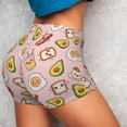 thumbnail image 4 of Fotbe Breakfast Shorts Sin Costuras – Shorts Deportivos de Cintura Alta para Mujer, Elásticos para Gimnasio, Yoga, Running o Ciclismo-Medium, 4 of 8