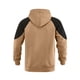 thumbnail image 5 of Sudadera con capucha para hombre, combina colores, informal, holgada, de manga larga, con bolsillo, blusa de poliéster, 5 of 7