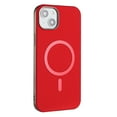 thumbnail image 3 of Allytechgroup iPhone 15 Plus Case with Magnetic Ring, Compatible with Magsafe Slim Back Cover Flannel Inner Lining Shockproof Protective Phone Case for Apple iPhone 15 Plus, Red, 3 of 6