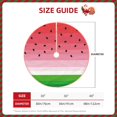 thumbnail image 3 of Kdxio Watermelon Print Christmas Tree Skirt Christmas Xmas Tree Skirts Mat for New Year Holiday Christmas Party Decorations-48", 3 of 7