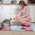 thumbnail image 3 of Pioneer Flower Floral Print Pattern Kitchen Rugs Sets Of 2,Anti Fatigue Kitchen Mat Rugs Non Slip Washable,Decorative Kitchen Floor Mats for Kitchen,Sink,Laundry,17"x30"+17"x47", 3 of 7