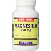 Optimum Magnesium Tablets, 250 mg, 250 Count