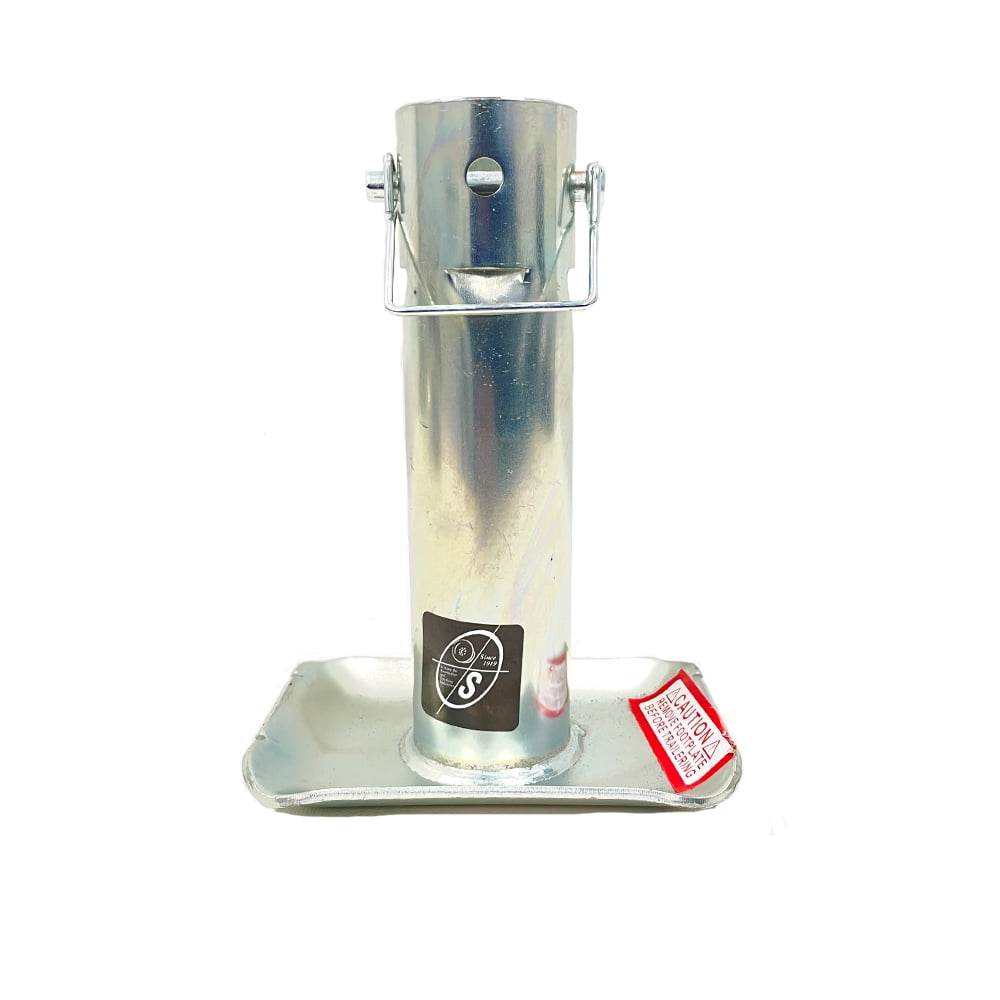 Southwest Wheel 5,000 lbs Top wind RAM A-frame Trailer Jack w/ Zinc Round Tube Jack Foot