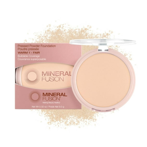 Base de maquillaje en polvo prensado Mineral Fusion Warm 1 9 ml