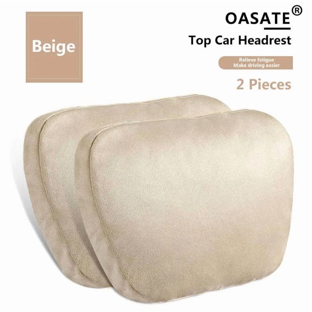 Almohada Cervical Ergonómica Ajustable con Espuma Suave, Reposacabezas Universal para Asientos de Vehículo, Soporte para Cuello para Conducir y Viajes Largos